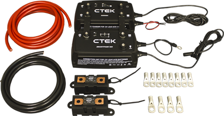 Laddboosterpaket 140A, Euro 6 med batteri 96Ah